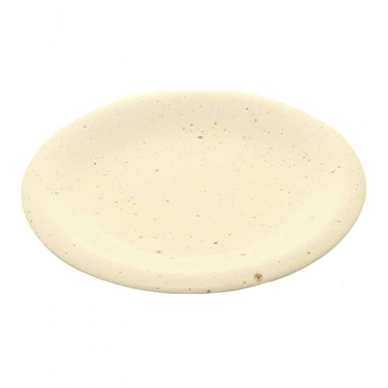 Prato 21,5cm De Sobremesa Mist Branco Matte Cerâmica  